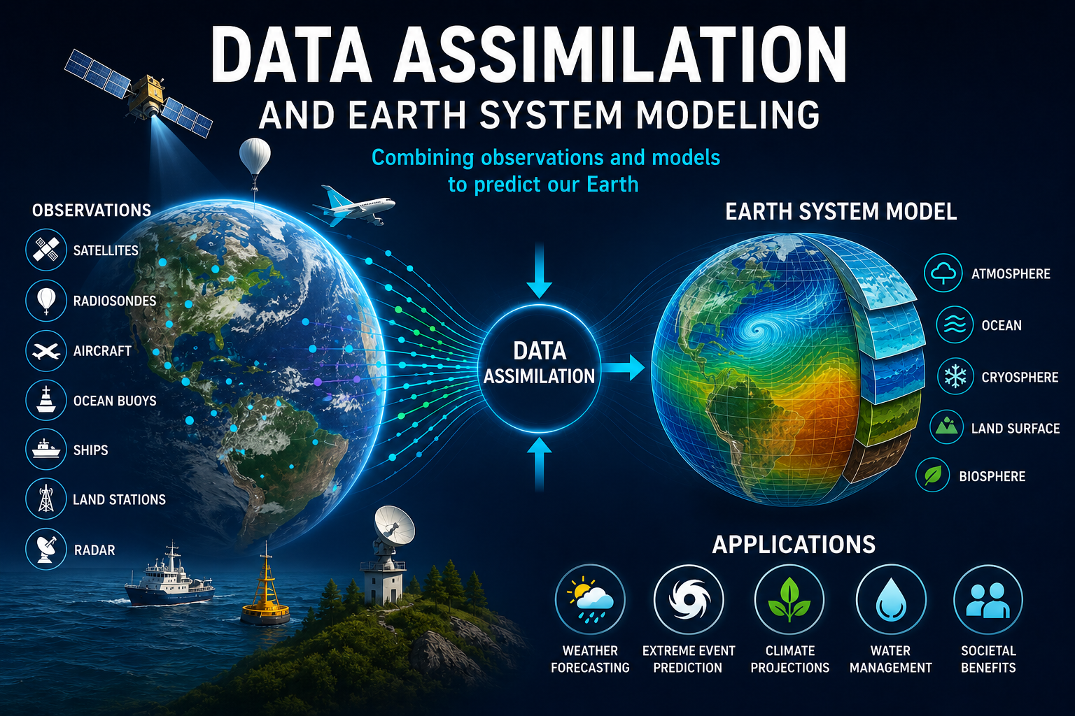 Weather modeling and data assimilation